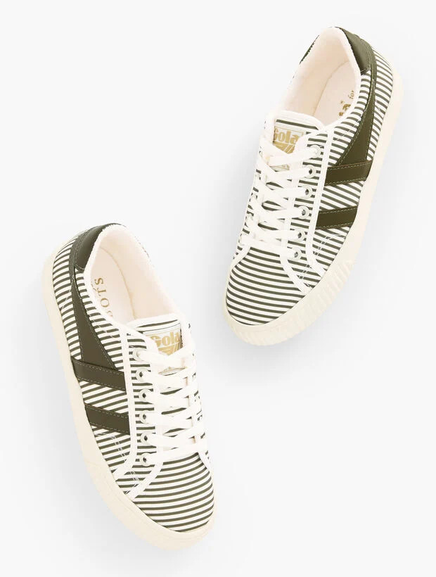 Gola® Mark Cox Tennis Sneakers - Opulent Stripe | Talbots