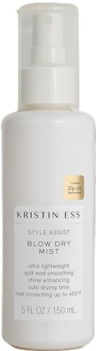 Kristin Ess Hydrating Heat Protection Spray for Hair - Blow Dry Frizz Control + Shine Enhancing -Anti Humidity Thermal Heat Protectant Spray - Repair + Protect Hair Up to 450 Degrees - Pear Fragrance | Amazon (US)