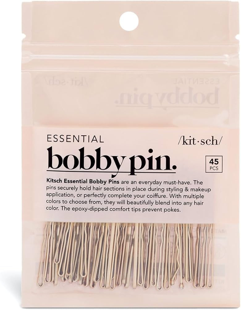 Kitsch Blonde Bobby Pins - 1.87 Inches | Ideal for Blonde, Thick & Thin Hair | Hair Styling Acces... | Amazon (US)