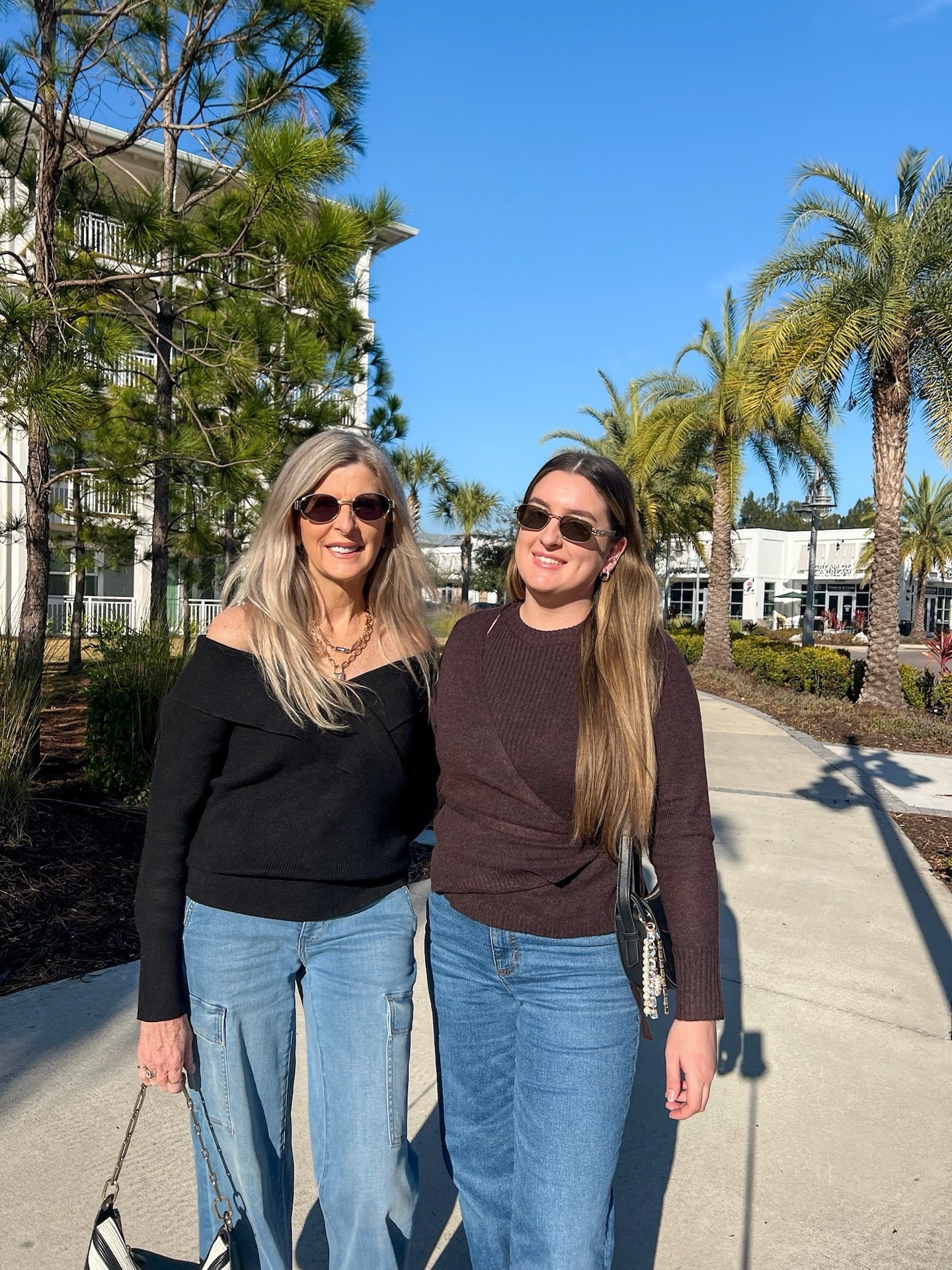 We both happened to be wearing a few of our favorite versatile pieces today 🤍 Be sure to scroll and catch how this top transforms ✨ 

Easy style tops and sweaters - dress up or down that we can style differently and both reach for again and again. Perfect for work, travel, and casual running errands days.

I especially love this off-the-shoulder top with the removable white collar insert… one piece, multiple ways to wear it - great for day to night out transition! 

And my daughter’s brown is a two-in-one tank with wrap-around tie sweater & I adore the pink one too - such a flattering design 🩷

We may be thinking Spring but it’s definitely sweater weather - stay warm friends!

🛍️ Shopping details on my LTK and ShopMy — link in bio or screenshot this: https://shopmy.us/collections/4098593 

#daytonight #agelessstyle #over60style #midlifeinfluencer #whbmstyle #cardigans

#LTKgrwm #LTKootd