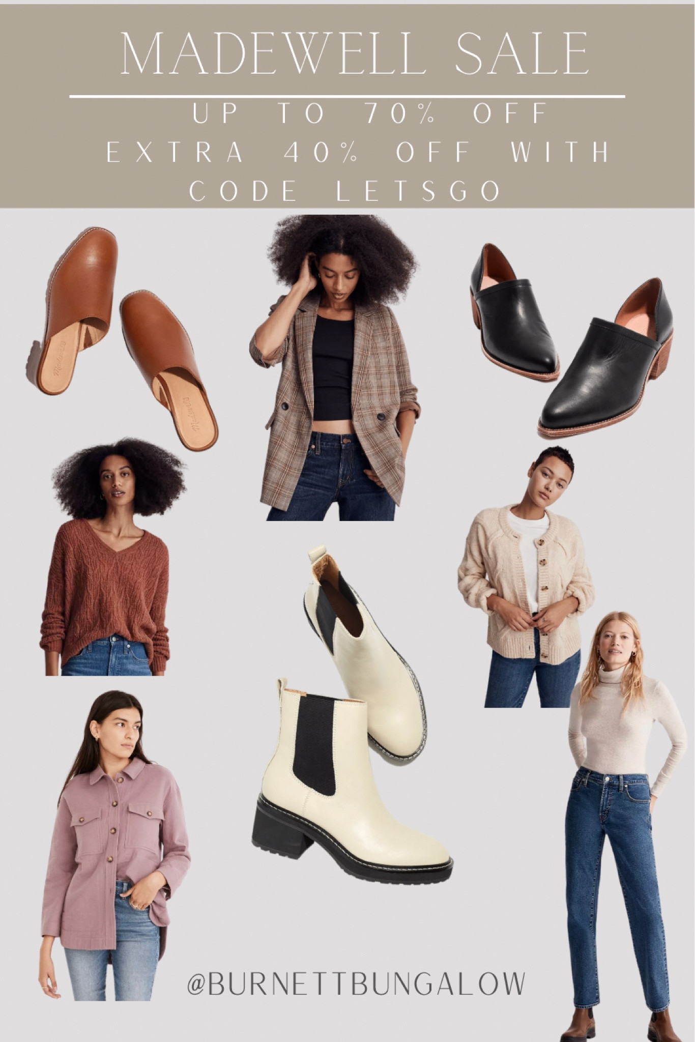 MADEWELL sale! Up to 70% off, use code LETS go for an extra 40% off sale items! 

#outfitoftheday #outfittoday #ootd #todayslook #lookoftheday #winteroutfit #falloutfit #outfitdetails #abercrombie #womensoutfits #outfitinspo what I wore today, today's outfit, affordable outfit, look for less, affordable clothing, fashion, clothing, outfits, outfit ideas, outfit inspo, outfit inspiration, comfy style, mom outfit, moms, everyday outfit, casual style, my style, cozy outfit, boy mama, mama outfits, mamahood, homebody, work from home outfit, wfh


#LTKstyletip #LTKunder100 #LTKsalealert