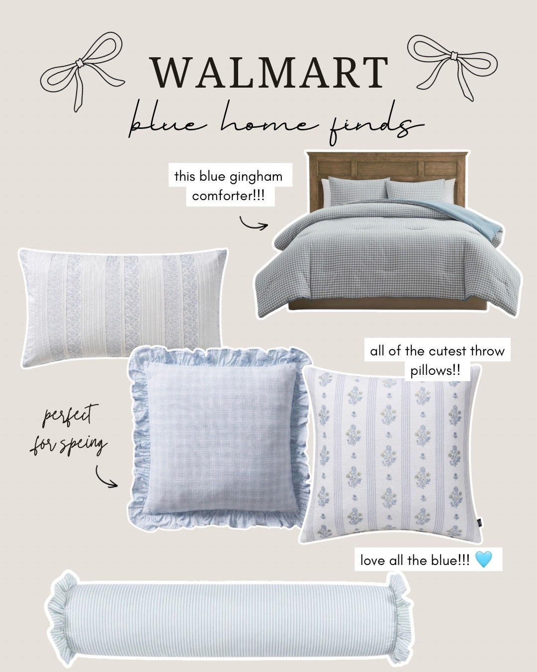 Walmart blue home finds 

#LTKHome