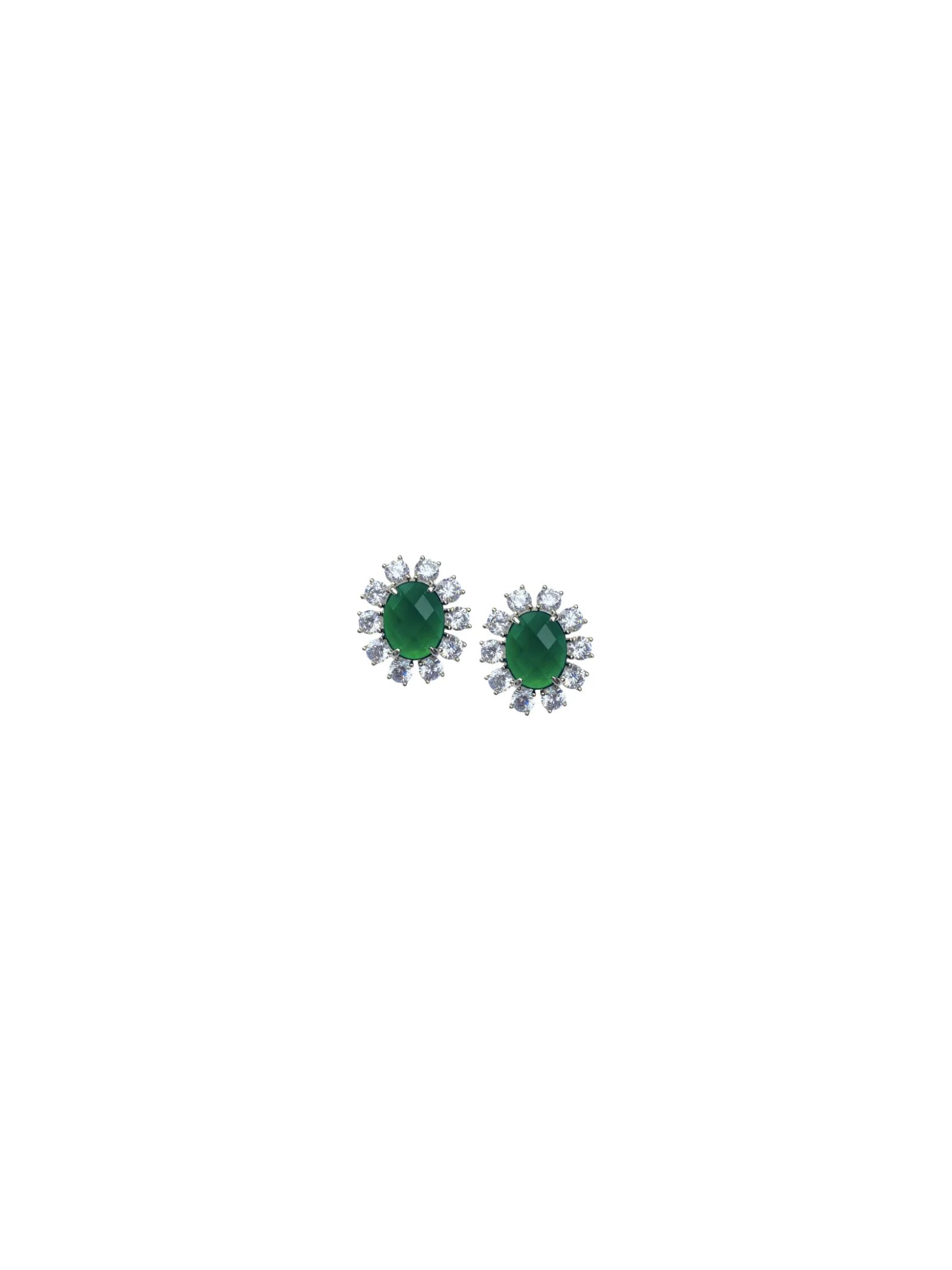 Emerald Studs | Nicola Bathie Jewelry