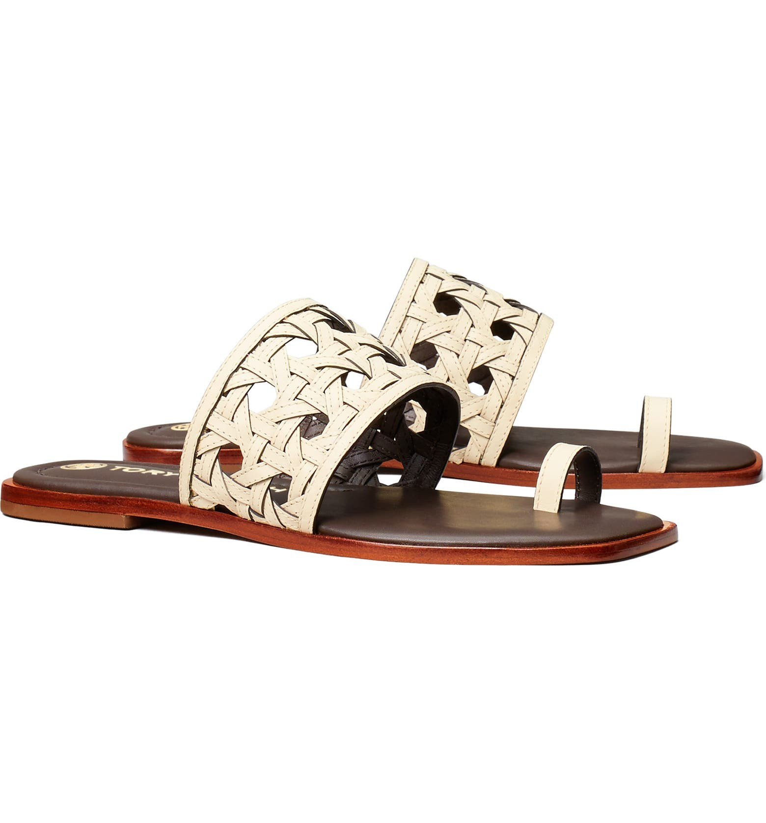 Basket Weave Slide Sandal | Nordstrom