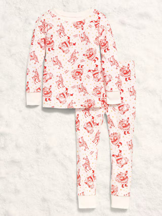 Printed Snug-Fit Pajama Set for Toddler & Baby | Old Navy (US)
