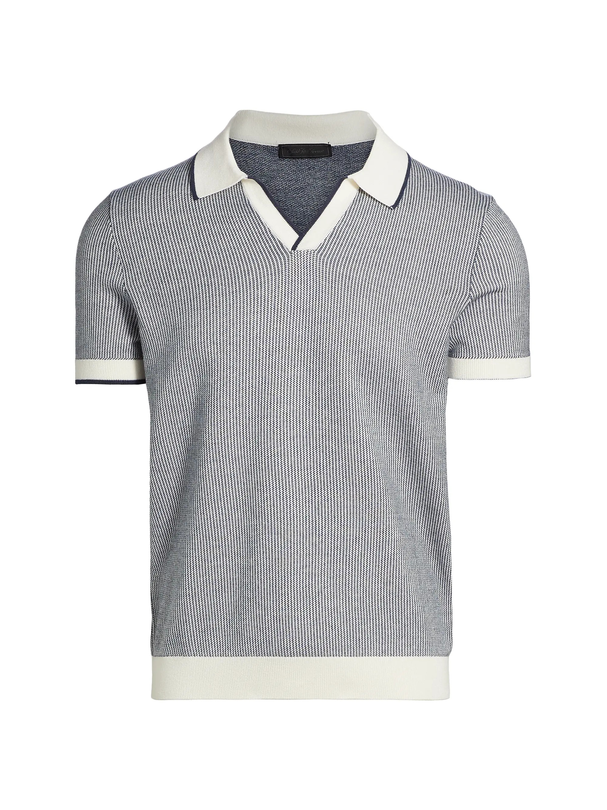 Texture Tipped Polo Shirt | Saks Fifth Avenue