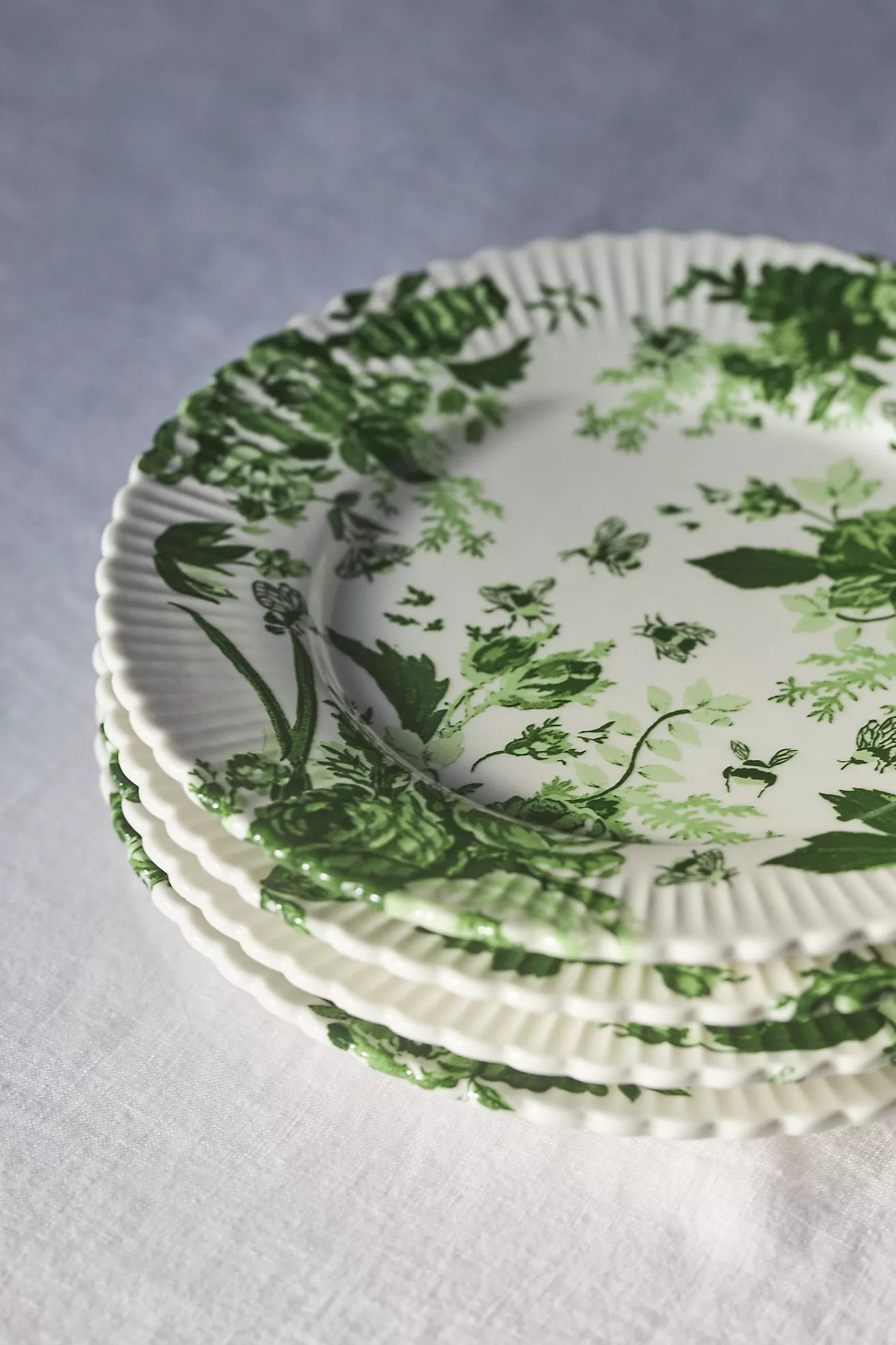 Abi Dessert Plates, Set of 4 | Anthropologie (US)