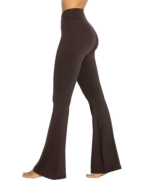 Sunzel Flare Leggings, Crossover Yoga Pants with Tummy Control, High-Waisted and Wide Leg | Amazon (US)