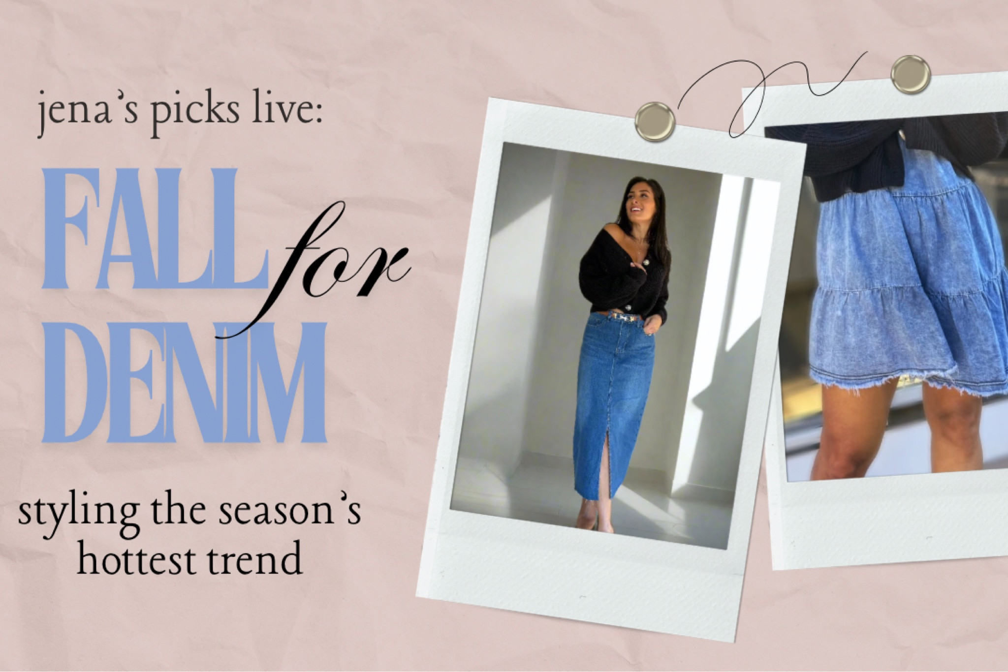 Jena’s Picks LIVE! All featured items can be found at www.jenaspicks.com. The rest is linked here!
#liveshow #youtubelive #falltrends #fall2024

#LTKSeasonal #LTKStyleTip #LTKFindsUnder50