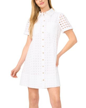 Collared Button Down Babydoll Dress | Bloomingdale's (US)