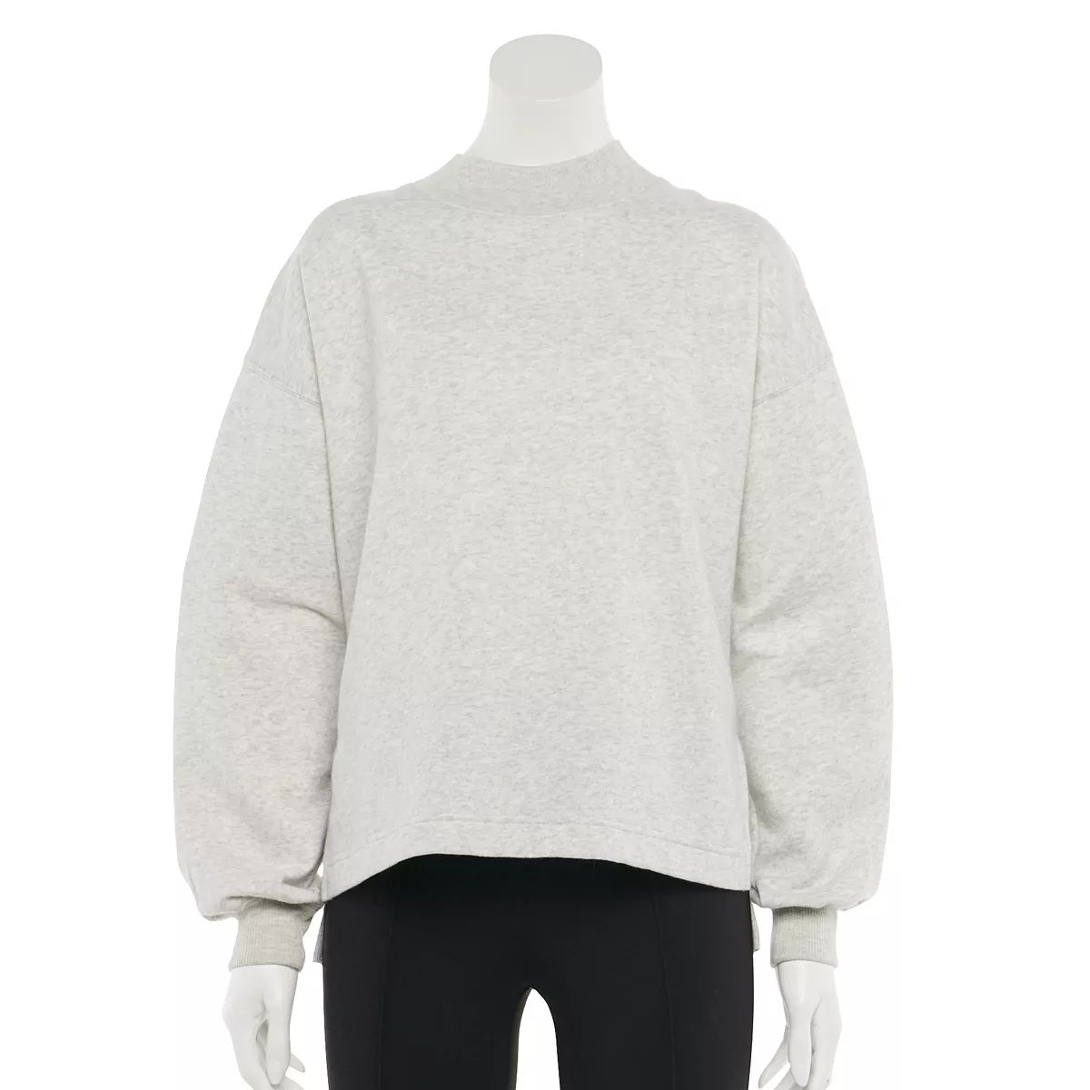 Juniors' SO® Long Sleeve Mock Neck Sweatshirt | Kohl's