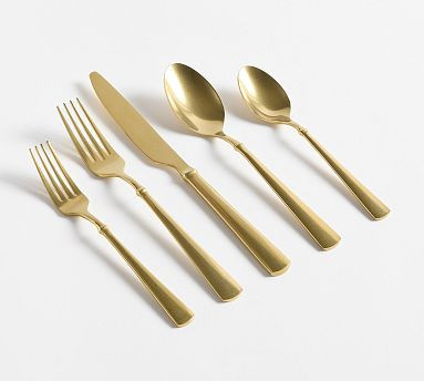 Sofia Stainless Steel Flatware | Pottery Barn (US)