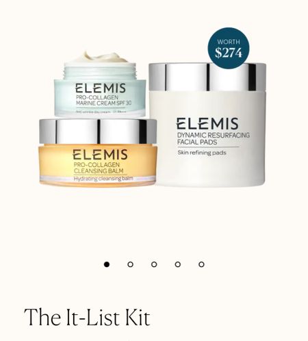 Huge Elemis sale going on right now!
Use code MDW20 and get a 7pc kit for spending $100!
I just restocked on the It List set and it’s my absolute favorite! 

#LTKSaleAlert #LTKGiftGuide #LTKBeauty