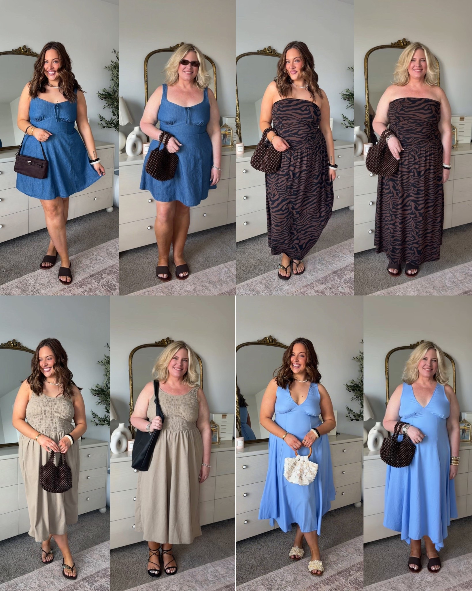 Wearing size larges!! These run big! Did the blue in a medium. All under $30! 

#LTKMothersDay #LTKMidsize #LTKPlusSize