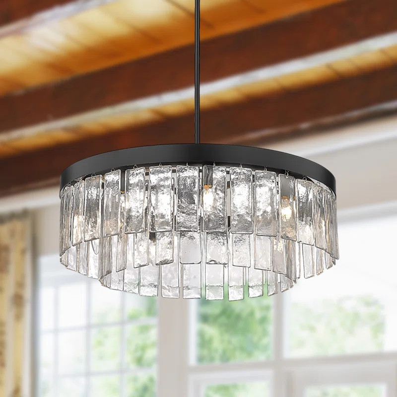 Rodrico 9 - Light Dimmable Drum Chandelier | Wayfair North America