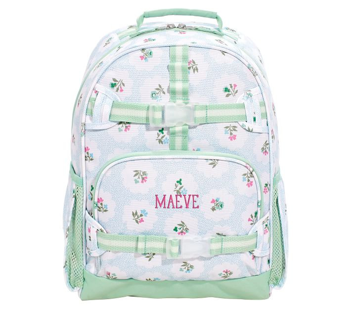 Mackenzie Green Floral Clover Backpacks | Pottery Barn Kids