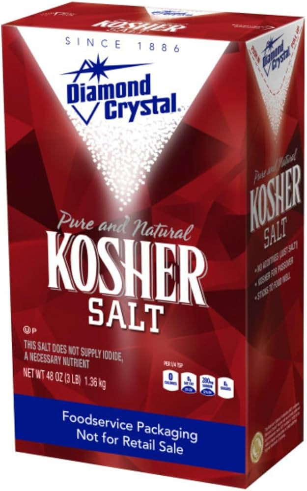 Diamond Crystal Kosher Salt – Full Flavor, No Additives - Pure and Natural Since 1886 (Restaura... | Amazon (US)