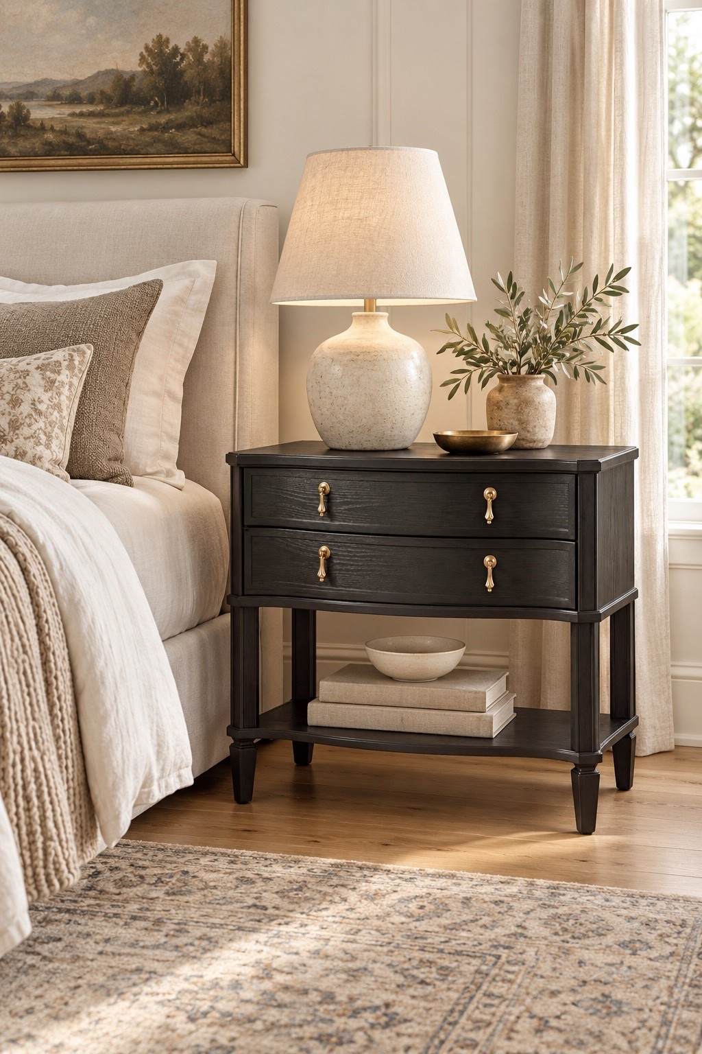 This nightstand is so classy! It has wonderful reviews and if you are a person that does not like to assemble furniture, good news, because this one comes almost fully assembled! It’s less than $220! ￼￼

#LTKHome
