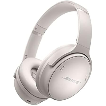New Bose QuietComfort 45 Bluetooth Wireless Noise Cancelling Headphones - White Smoke (Renewed) | Amazon (US)
