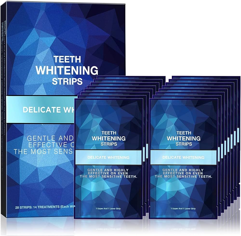 Gloridea Teeth Whitening Strips, Pack of 28 Strips (14 Treatments), Mint flavor | Amazon (US)