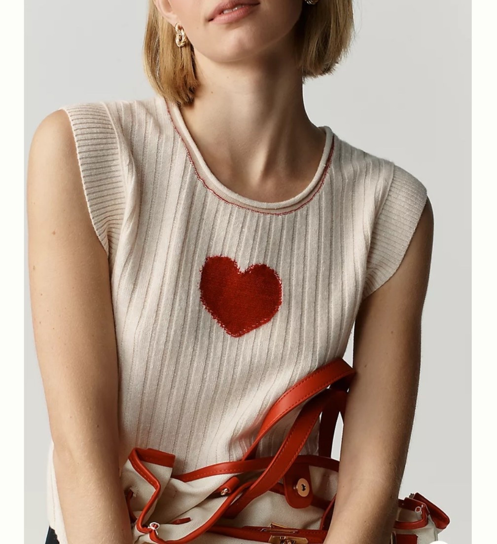 Anthropologie Valentine’s Day 
Heart sweater 

#LTKSeasonal