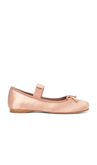 Tutu S Flat in Natural Satin | Revolve Clothing (Global)