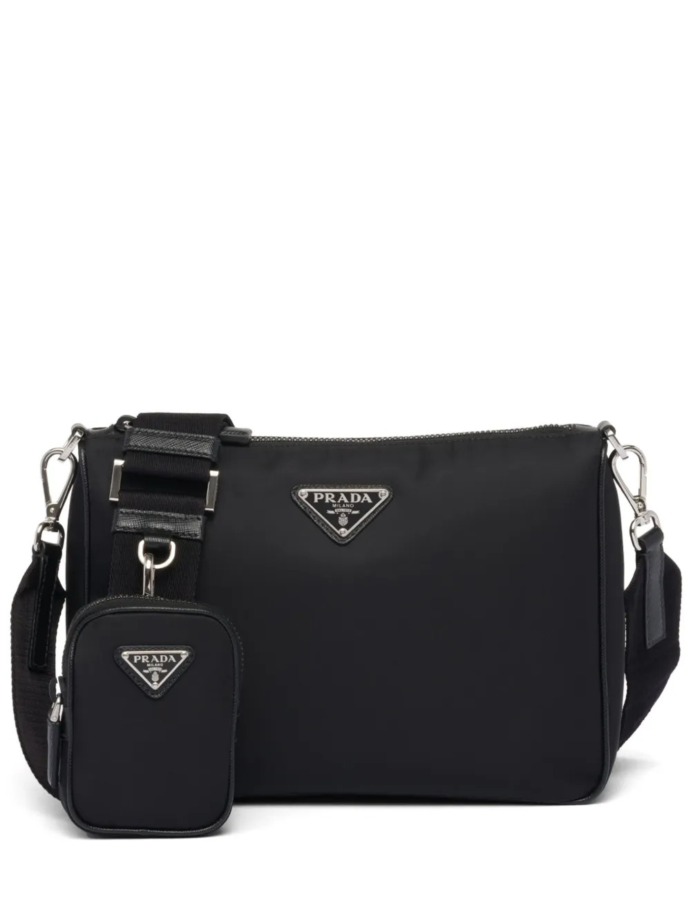PradaRe-Nylon messenger bag | Farfetch (BR)
