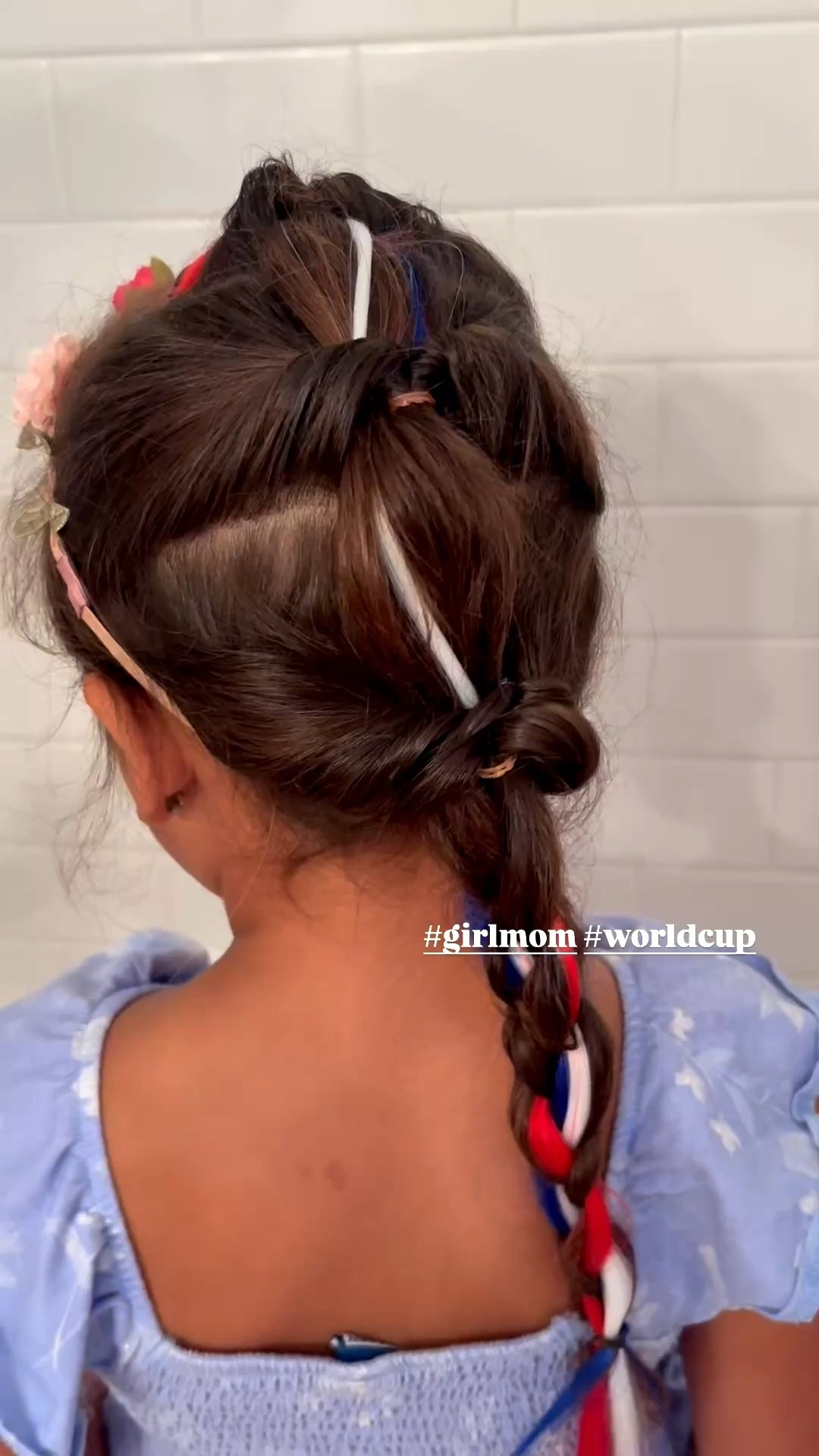World Cup hair, momlife! When you get a request 10 minutes before school for World Cup hair! 

The best sparkle spray!

#LTKmomlife #LTKKids #LTKTravel