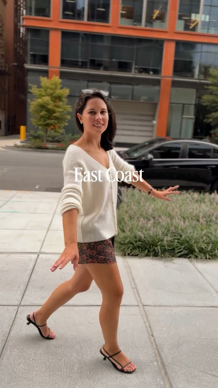 Love a sweater and shorts combo until you step outside and feel the humidity, but it worked for a double date happy hour at uchi!

Comment SHOP if you need the links and they’re also linked in my Coreli link in bio 

#sezanelovers casual chic outfit, hill house fall, shorts and cardigan outfit, and east coast, Washington DC, date night outfit, fall date night, transition to fall outfit, Sezane Barry cardigan