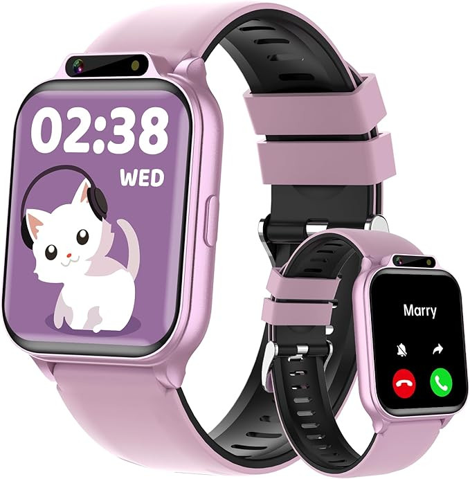 Smart Watch for Kids, 1.85" Fitness Tracker with Heart Rate, Sleep Monitor, IP68 Waterproof Smart... | Amazon (US)