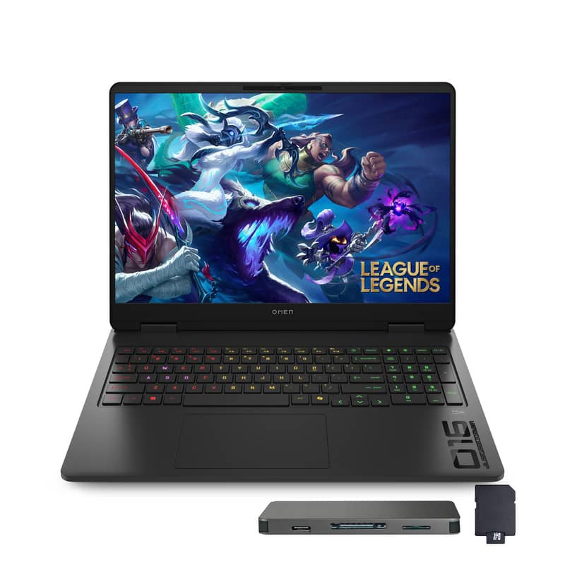 HP - Upgraded - OMEN 16" FHD+ 144Hz Gaming Laptop,Ryzen 9 8940HX,32GB RAM,1TB SSD+1TB Dock Set,GeForce RTX 5060,Win 11 Pro - Black | Best Buy U.S.