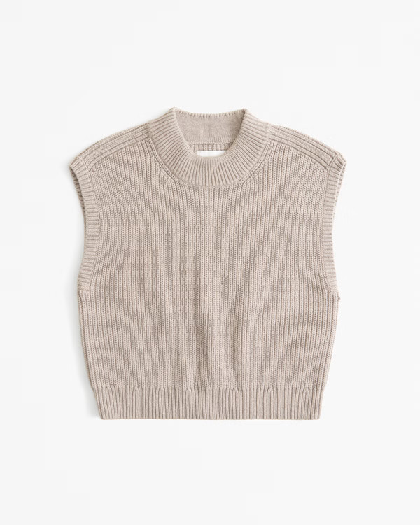 Sleeveless Crew Sweater | Abercrombie & Fitch (US)