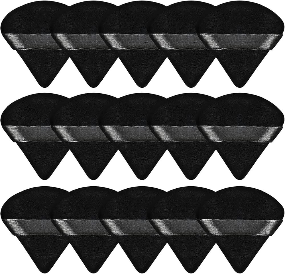 15 Pieces Powder Puff Face Soft Makeup Sponge, Triangle Powder Puffs for Loose Powder Mineral Pow... | Amazon (US)
