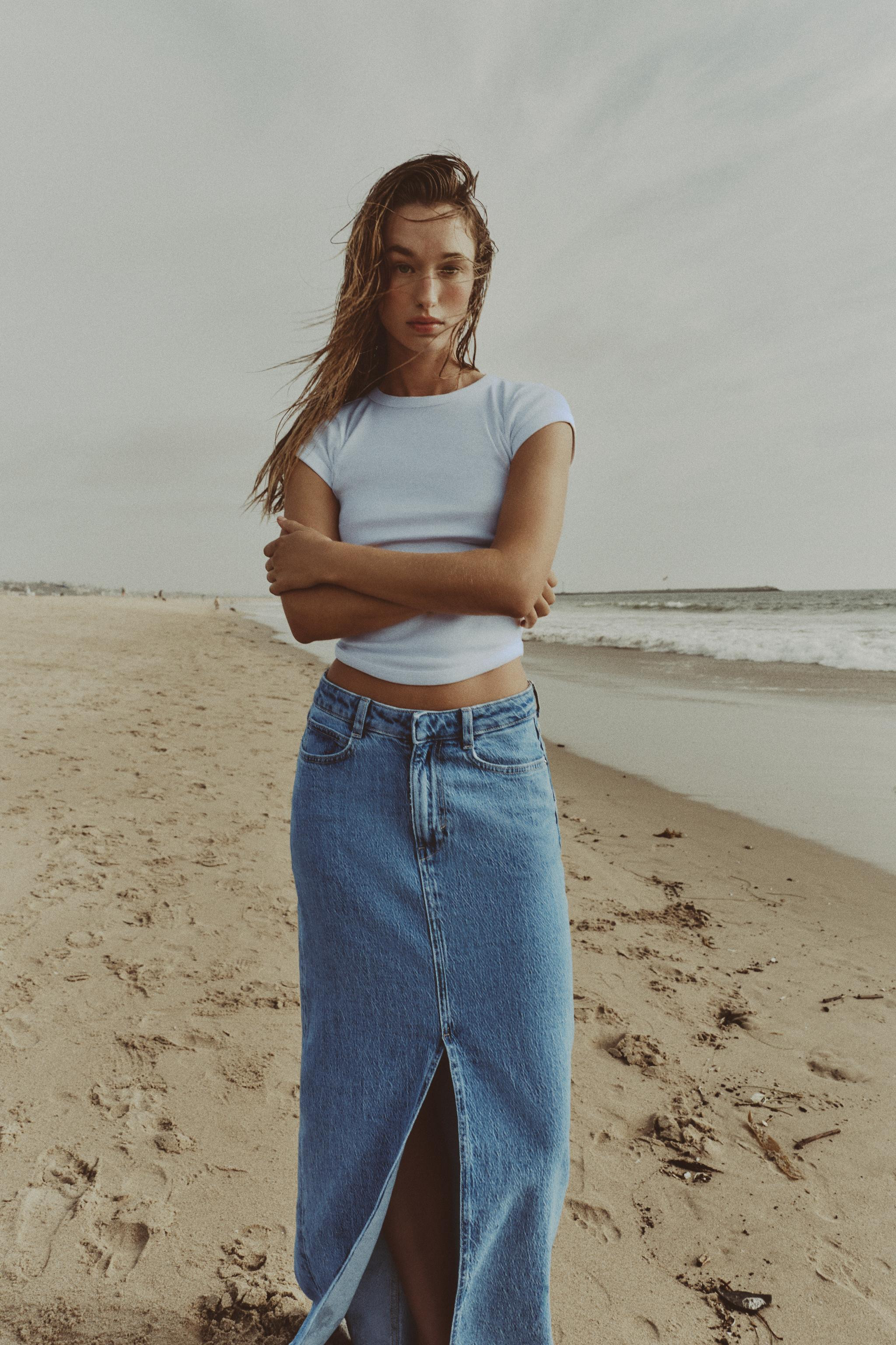 RIBBED SHORT SLEEVE T-SHIRT | Zara US