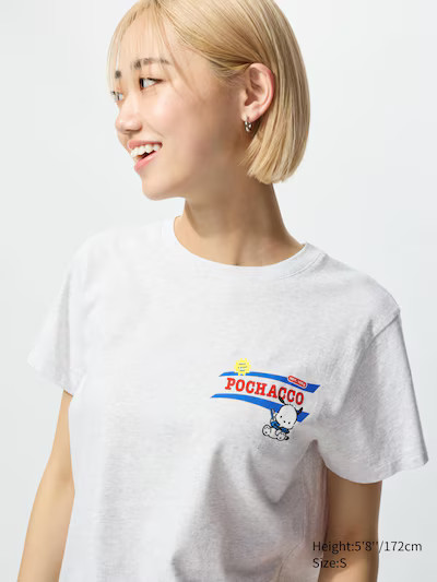 Sanrio characters UT Graphic T-ShirtColor: 03 GRAYSize: WOMEN SXXSXSSMLXLXXLCheck my sizeGet help... | UNIQLO (US)