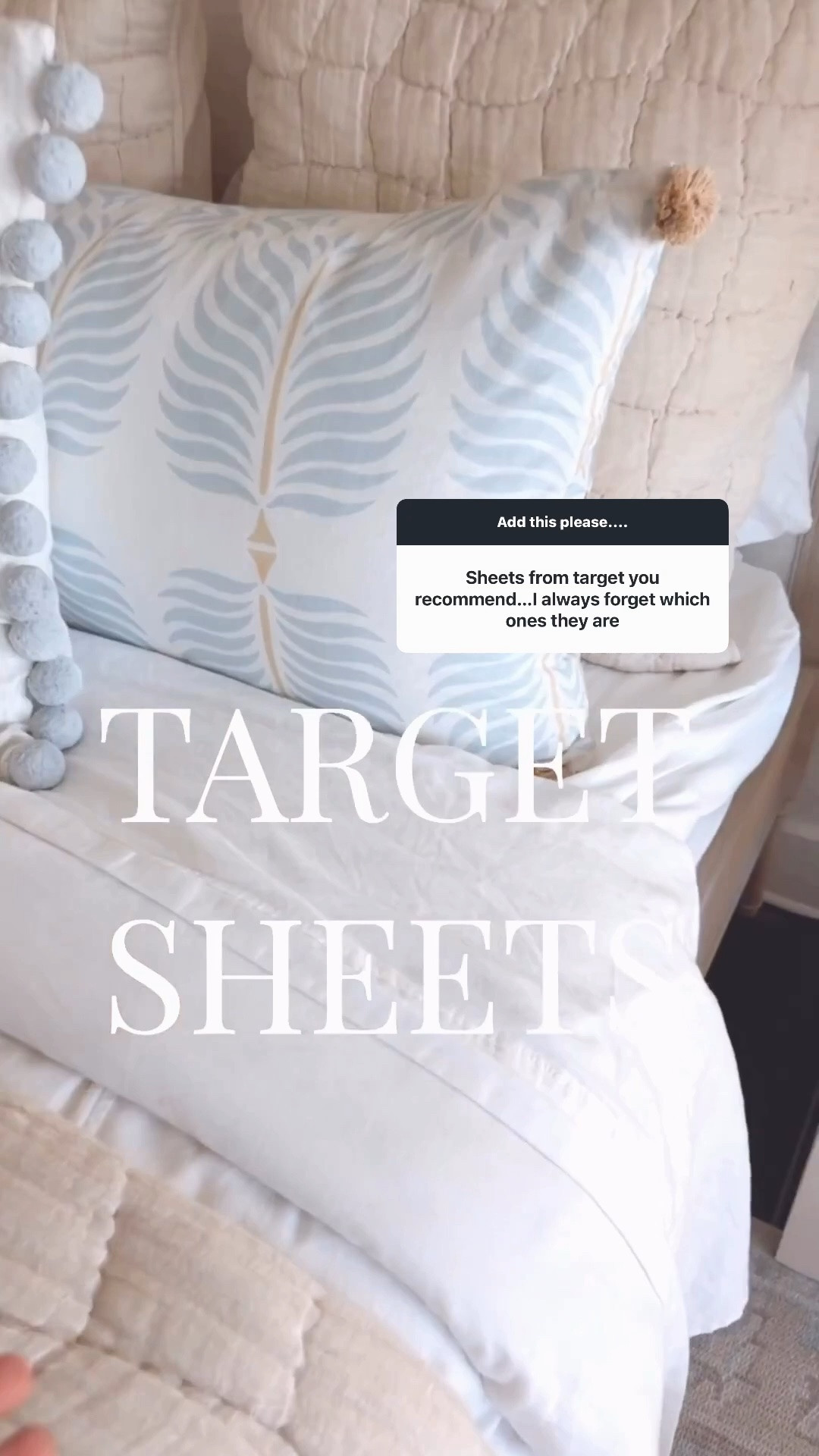 I have these Target cotton sheets on every bed in my home. I hate microfiber and these are a lightweight cotton. They wash well and they aren't super wrinkly.

#LTKselfcare #LTKmomlife