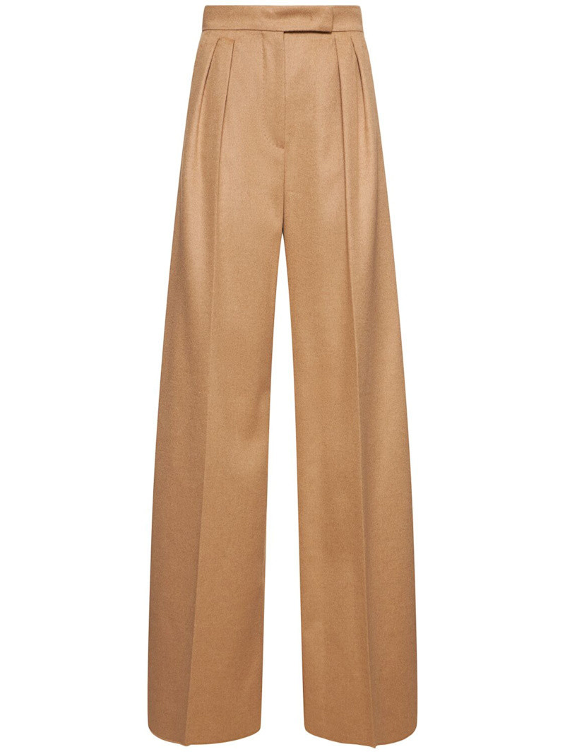 Fagus camel wide leg pants | Luisaviaroma