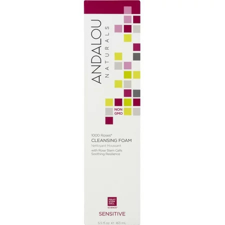 Andalou Naturals Cleansing Foam 1000 Roses Sensitive Box | Walmart (US)