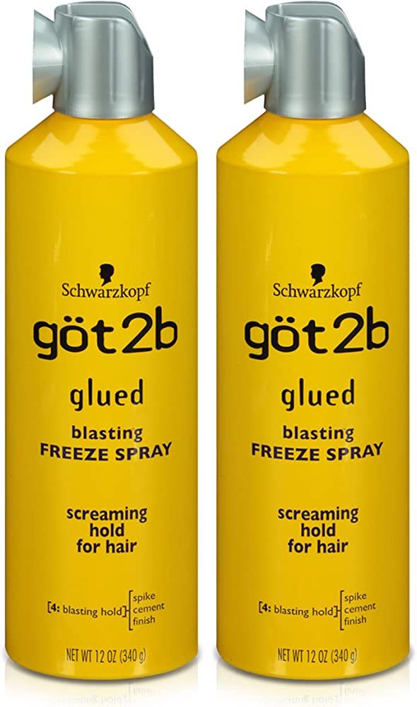 Got2b Glued Blasting Freeze Hairspray, 12 oz, Pack of 2 | Amazon (US)
