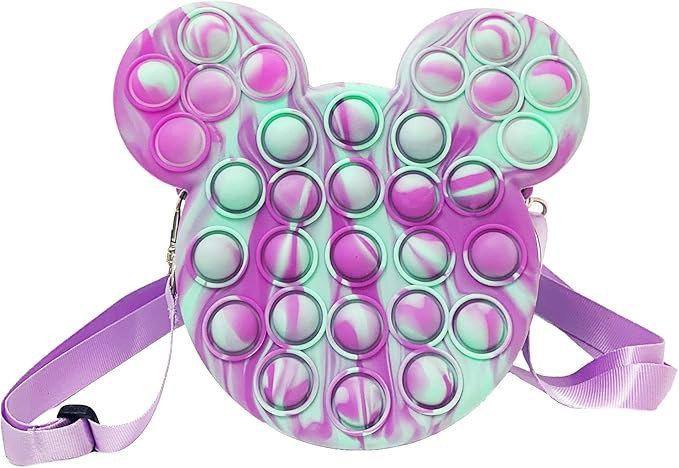 SUVAPOTAC Pop Shoulder Bag Fidget Toys, Popular Fidget Bag for Anxiety Toys, Push Pop Shoulder Ba... | Amazon (US)