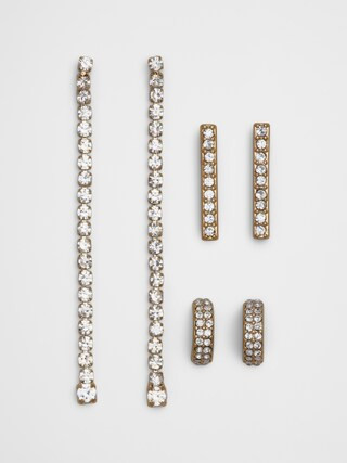 Bar Pave Earrings Multipack | Banana Republic Factory