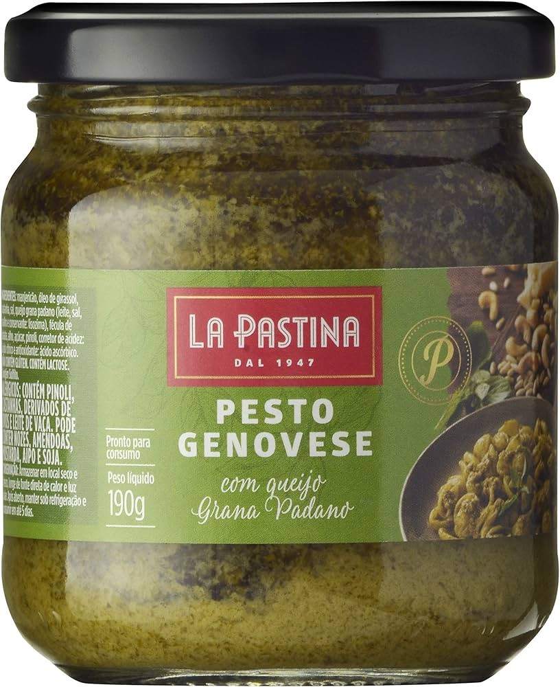 La Pastina Molho Pesto Genovese Com Queijo Grana Padano 190G | Amazon (BR)