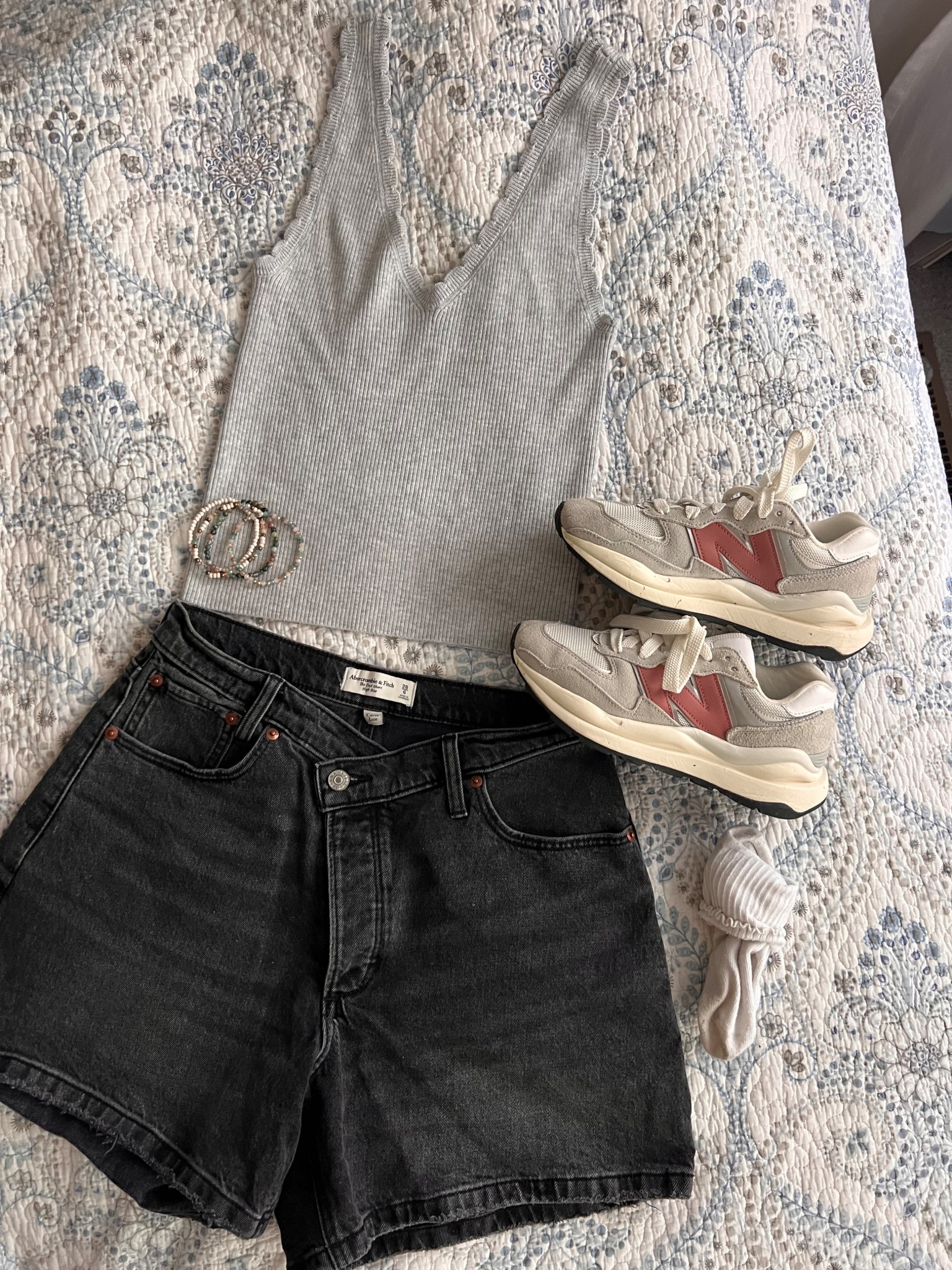 Casual Summer Date Night outfit idea - I love any sort of crossover shorts specifically for short torsos who still want a higher rise & this tank top is reversible + perfect length! Lmk if you have any questions <3

these exact shorts are no longer in stock at abercrombie but I was able to find some on Poshmark! They are the Dad Crossover shorts.
I linked another pair of crossover shorts that I have & love!


#LTKShoeCrush #LTKPetite #LTKStyleTip