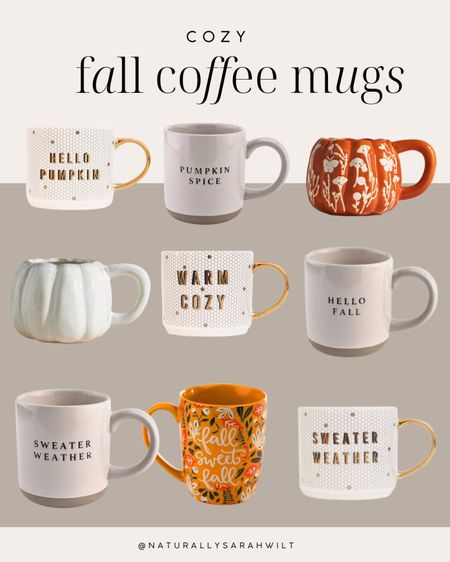 the CUTEST fall coffee mugs to start your morning 🍁

#LTKhome #LTKSeasonal #LTKFind