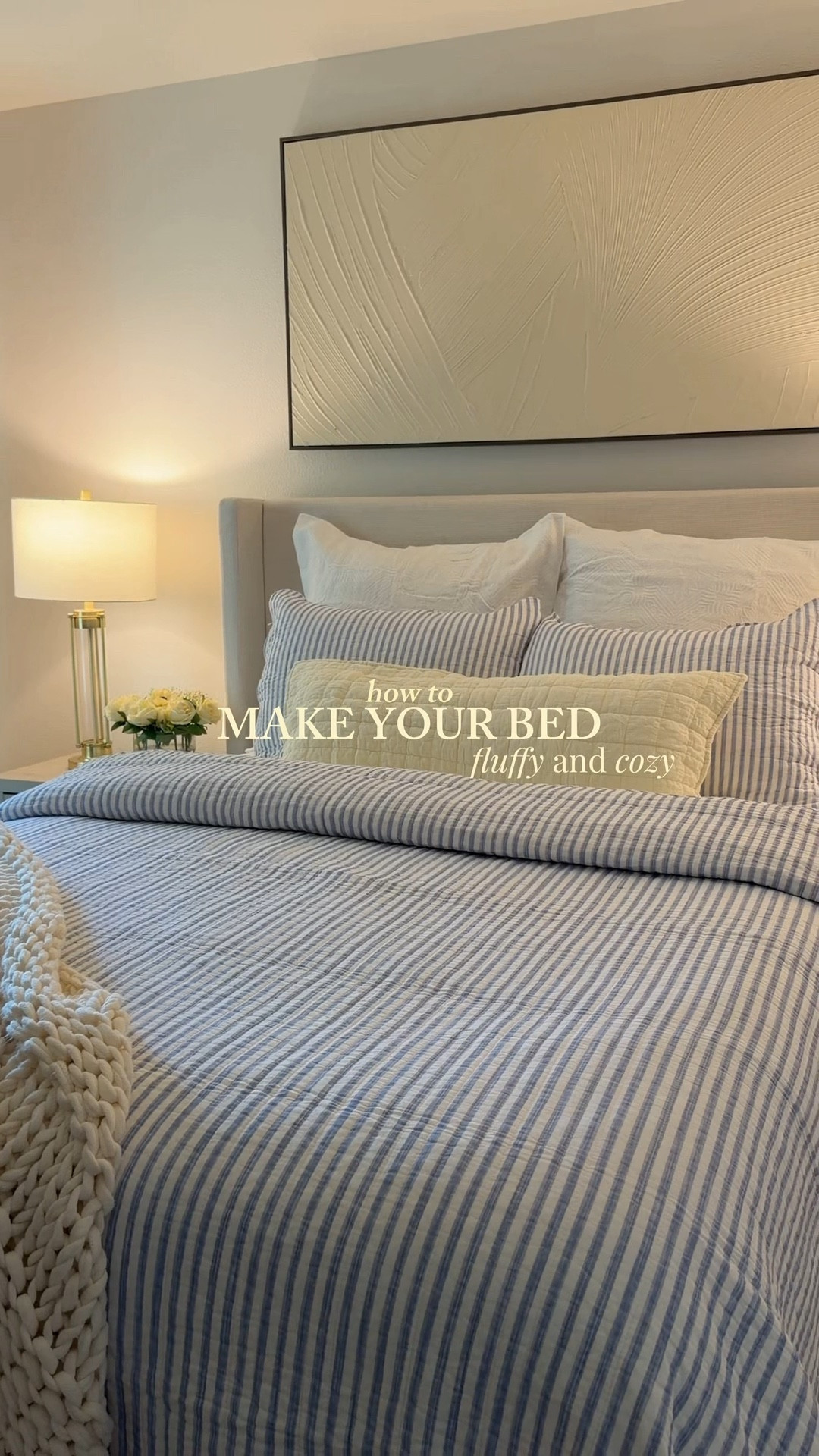 This is my formula to have the fluffiest bed 🛌 perfect for spring @Levtex Home 🤍☁️

#LTKSeasonal #LTKmomlife #LTKHome