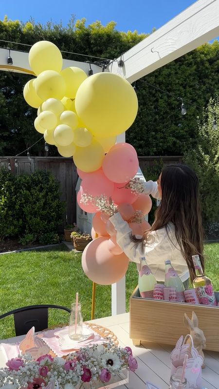 Diy easter and spring party set up using a balloon garland and the my viral amazon arches! 

For the arches, I am using the 6ft and 7.2ft!

#LTKfamily #LTKVideo #LTKparties