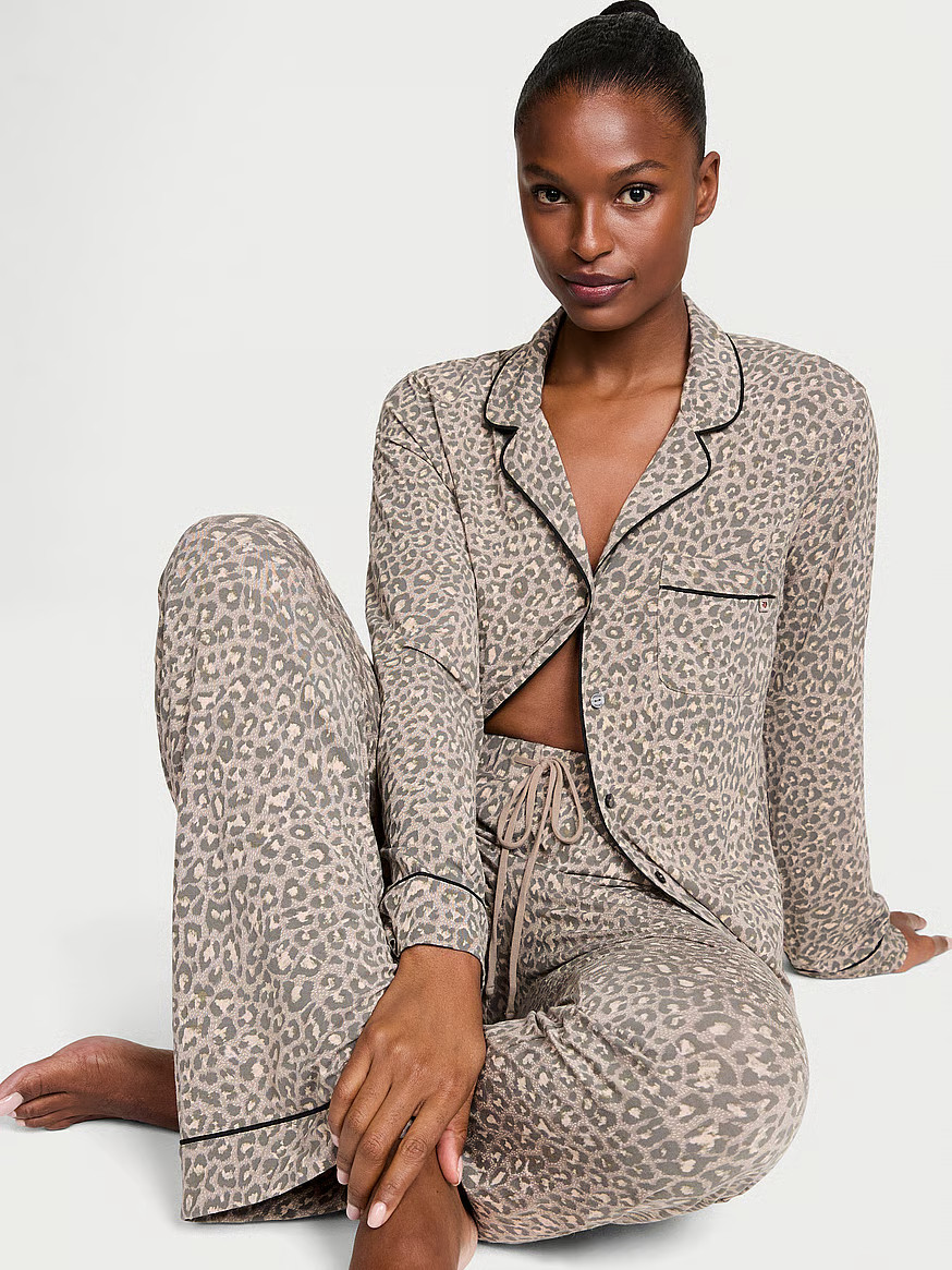 Buy Modal Soft Long Pajama Set, Print - Order Pajamas Sets online - Victoria's Secret US | Victoria's Secret (US / CA )