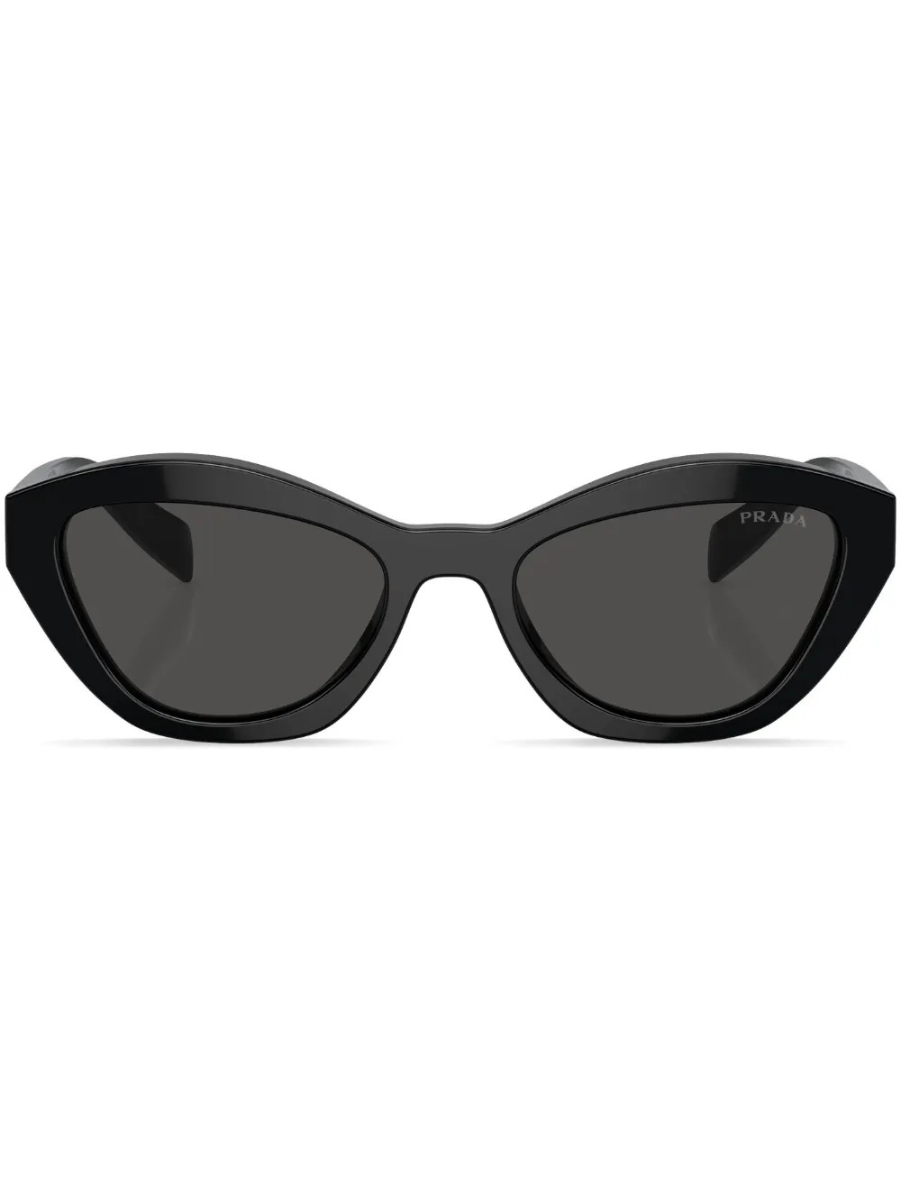 Prada Eyewear logo-lettering cat-eye Sunglasses - Farfetch | Farfetch Global