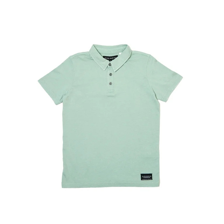 Silver Jeans Co. Boys Short Sleeve Polo, Sizes 4-16 | Walmart (US)