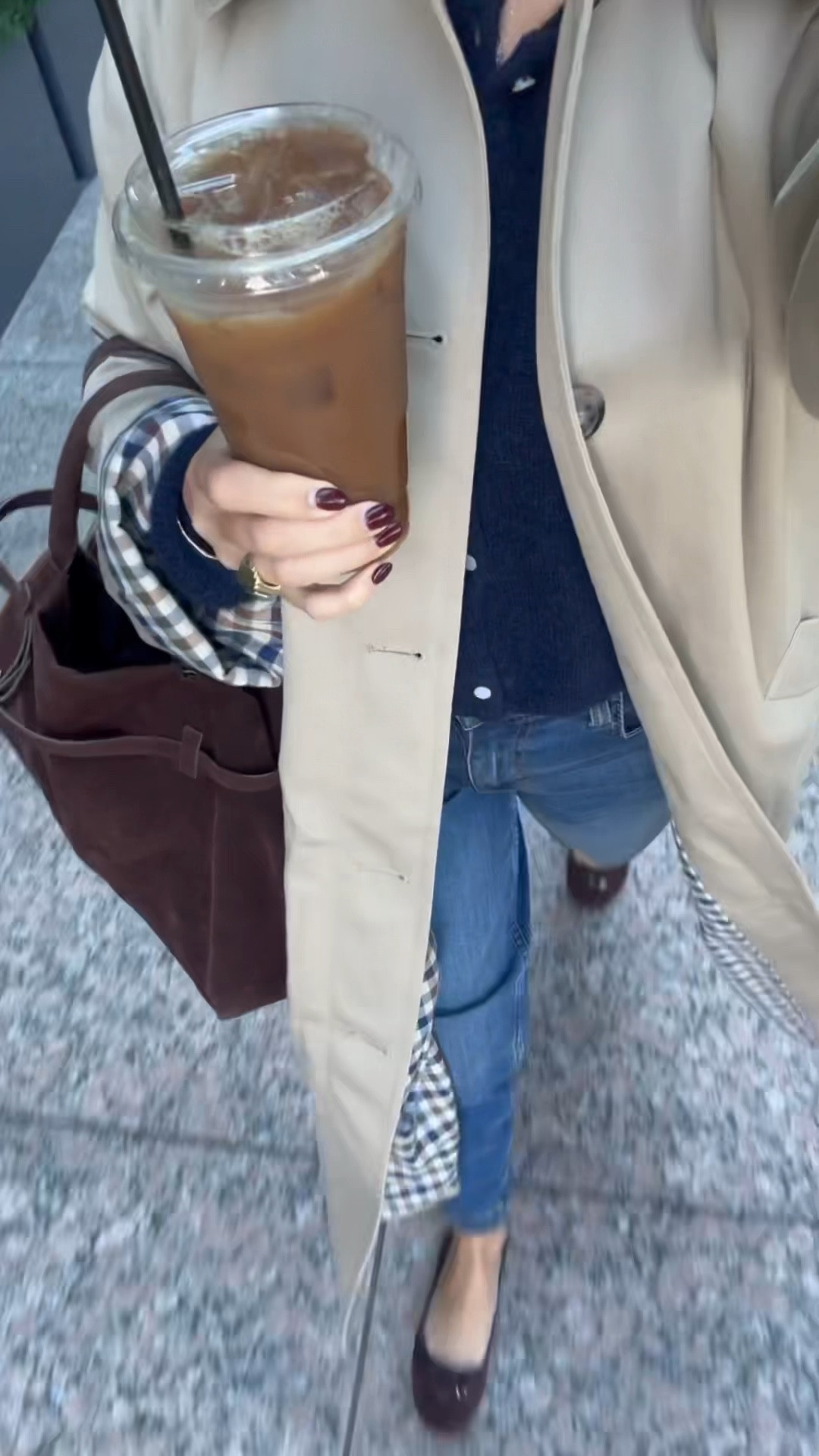 Trench coat weather! Pairing barrel jeans, my favorite navy cardigan, brown suede ballet flats, and a brown suede bag with my go-to trench! 

Use CAREY15 for 15% off my jeans! 

#LTKSaleAlert #LTKSeasonal #LTKStyleTip